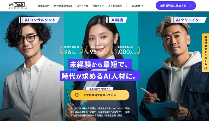 byTech（バイテック）生成AI講座