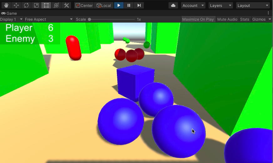 Unity C# ピクミン風の鬼ごっこRUNゲームの作り方