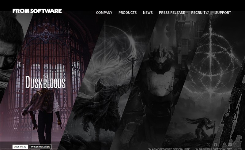 引用：公式サイト　https://www.fromsoftware.jp/jp/