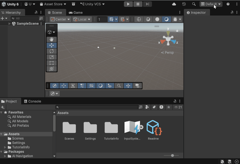 4Splitレイアウトに切り替える操作GIF
