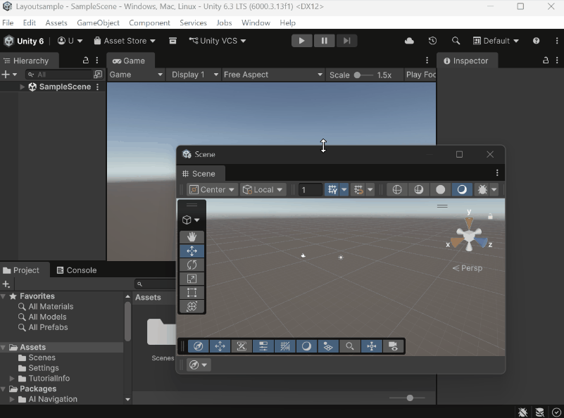 タブをダブルクリックで全画面表示にする操作GIF